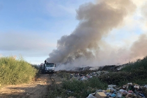 Няма замърсяване на въздуха след пожара на депото в Свищов